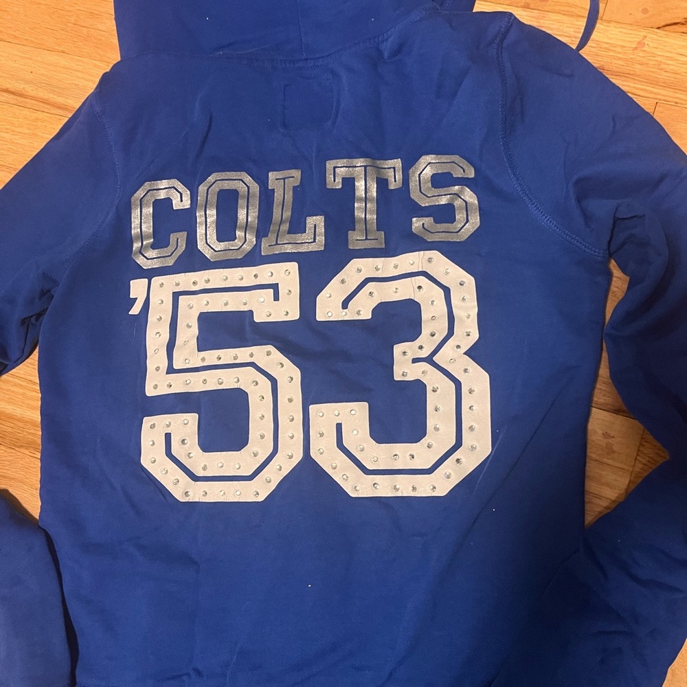 NFL Victoria secret pink zip up hoodie colts